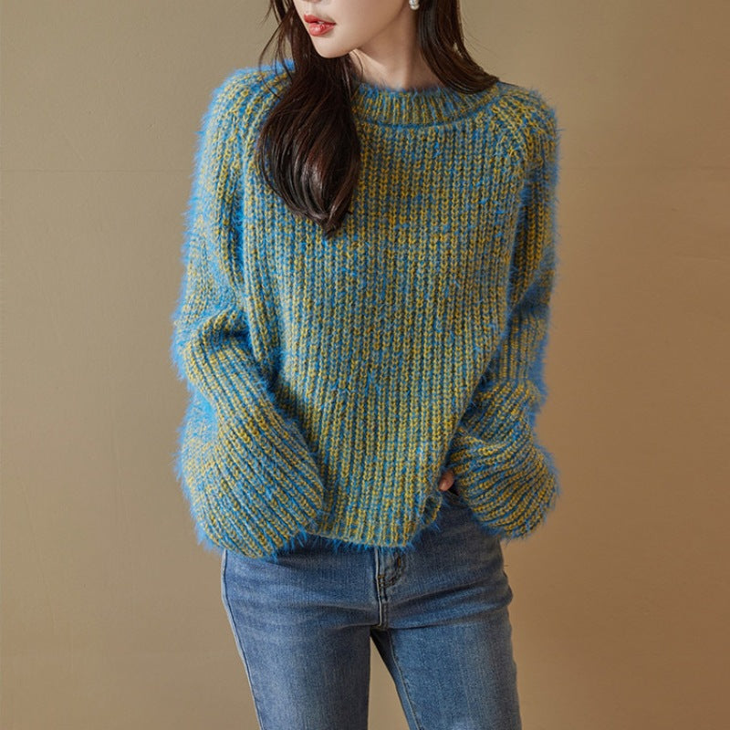 Brooklyn Oversize Renkli Kazak