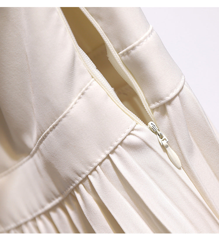 Pileli Midi Blazer Elbise