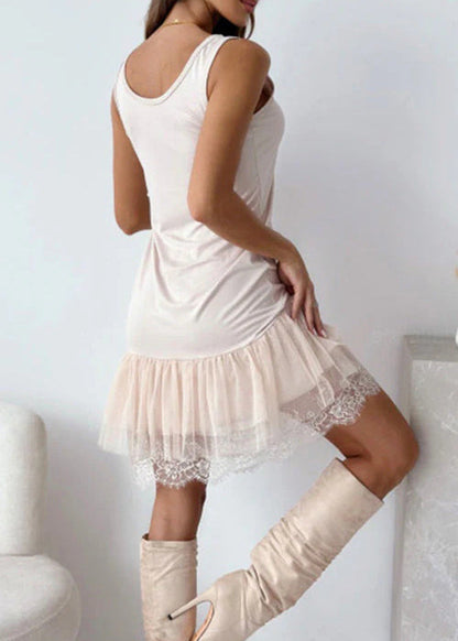 Dantel Detaylı Katman Etek