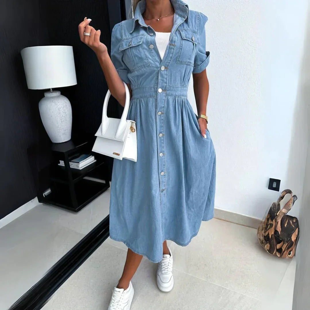 Elora Denim Dress