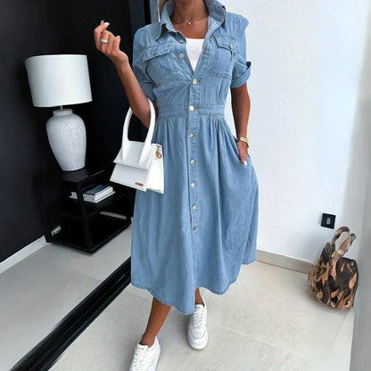 Elora Denim Dress