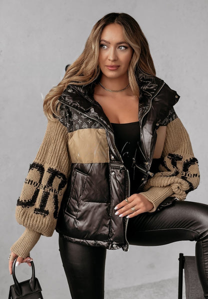 Maskot Brooklyn Patchwork Puffer Mont