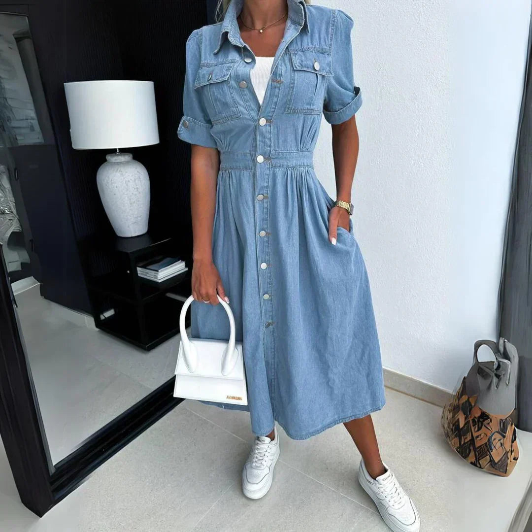 Elora Denim Dress