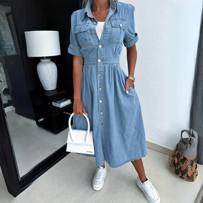 Elora Denim Dress