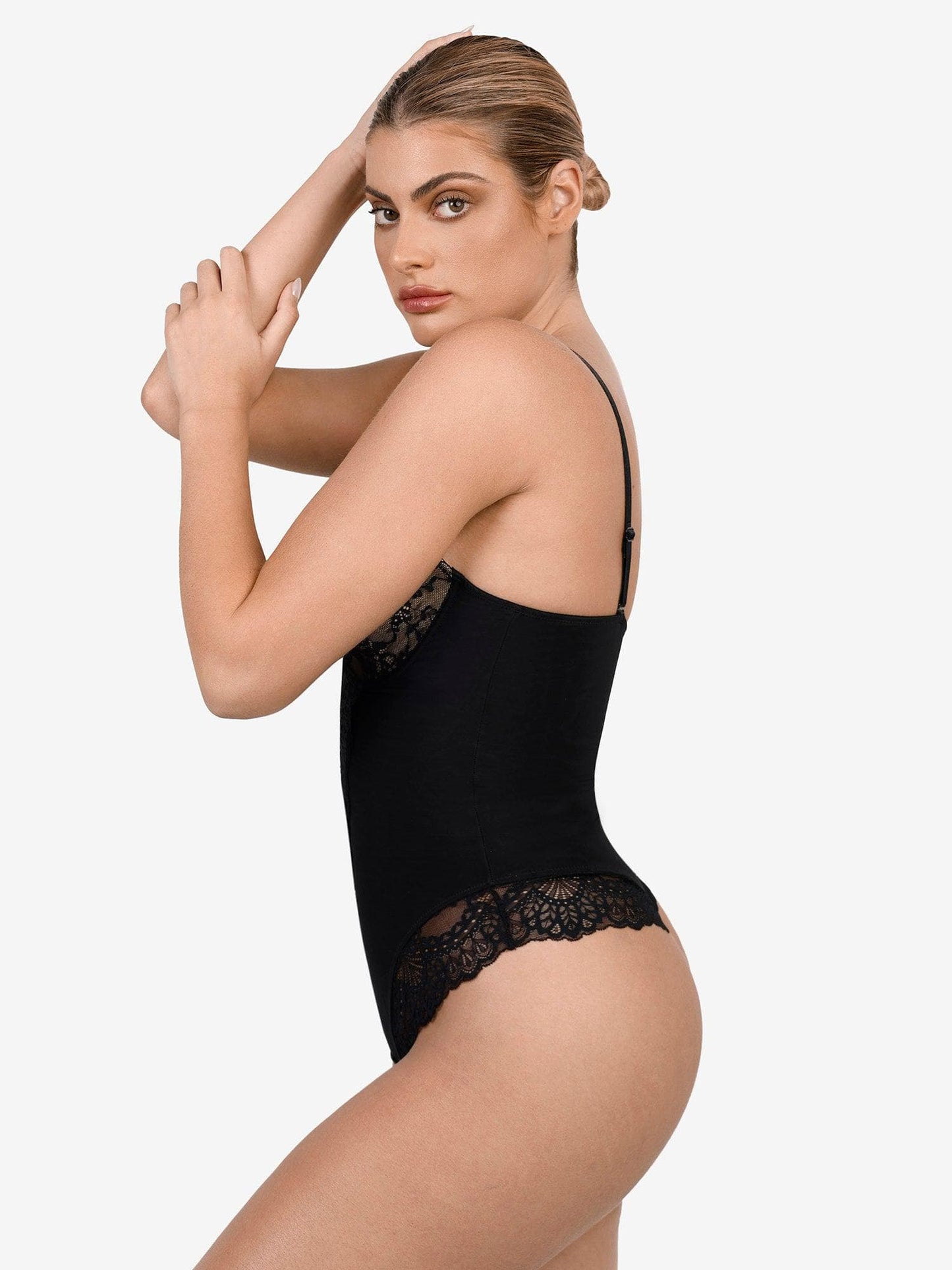Dantelli Derin V Yaka Shapewear Bodysuit