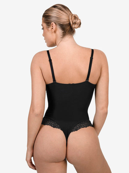 Dantelli Derin V Yaka Shapewear Bodysuit